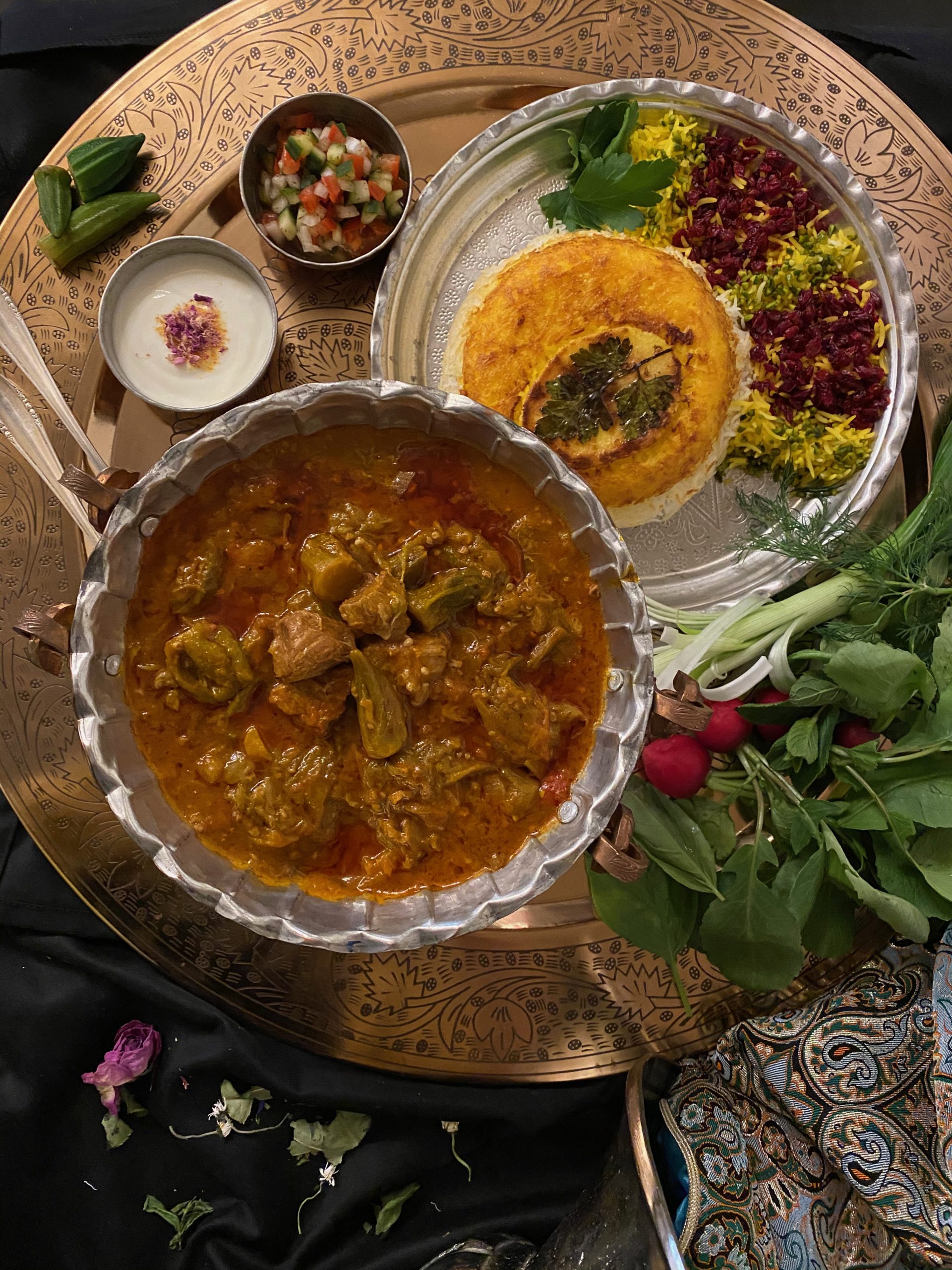 Khoresh Bamieh / Okraschoteneintopf