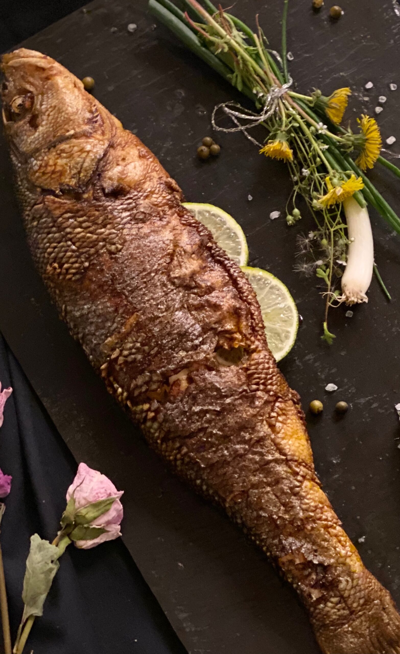 Mahi ohne Reis / Gebratener Fisch ohne Dillreis